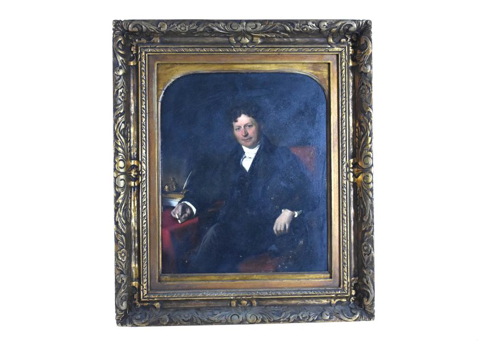 Appraisal: PHILLIP CORBET BRITISH - Portrait of David Pugh Esq Signed