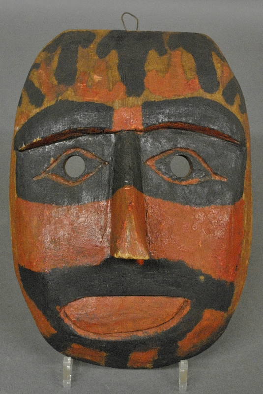 Appraisal: - Northwest Coast paint decorated carved Kwakwaka waka Indian mask