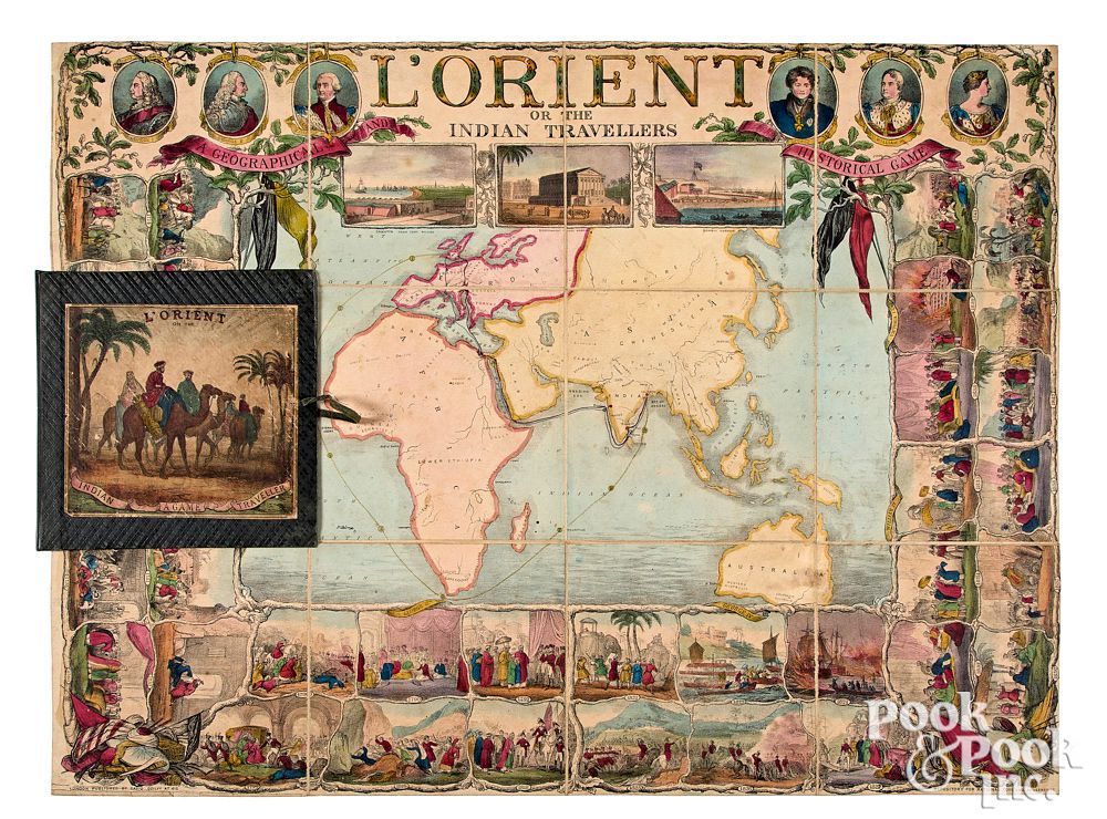 Appraisal: L'Orient or the Indian Traveler Game ca L'Orient or the