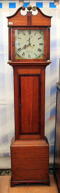 Appraisal: AN EARLY TH CENTURY EIGHT DAY OAK LONG CASE CLOCK