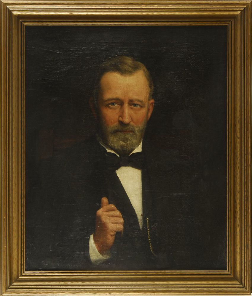 Appraisal: ROBERT CUTLER HINCKLEYAmerican - Portrait of Ulysses S Grant Signed