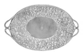 Appraisal: An American Coin Silver Dessert Tray S Kirk Son Baltimore