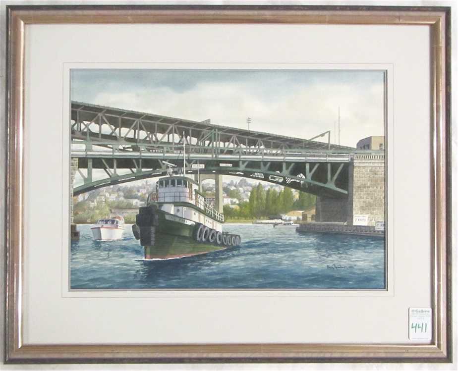 Appraisal: JIM KNUTSON WATERCOLOR ON PAPER Alaska st century Eric Foss