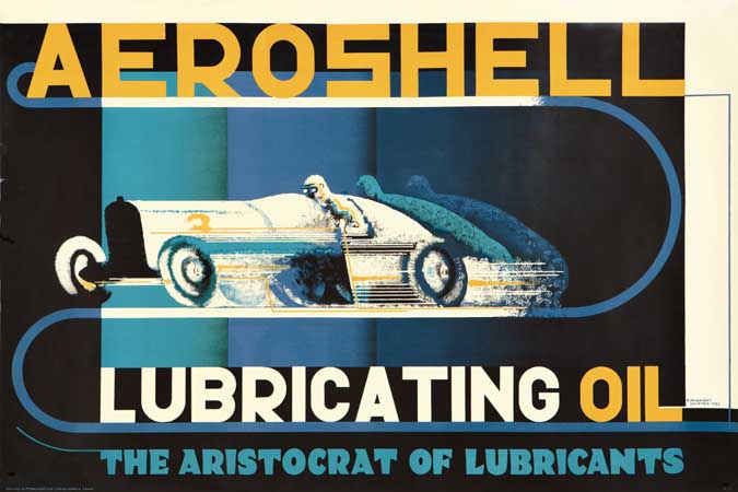 Appraisal: EDWARD MCKNIGHT KAUFFER - AEROSHELL x inches x cm Chorley