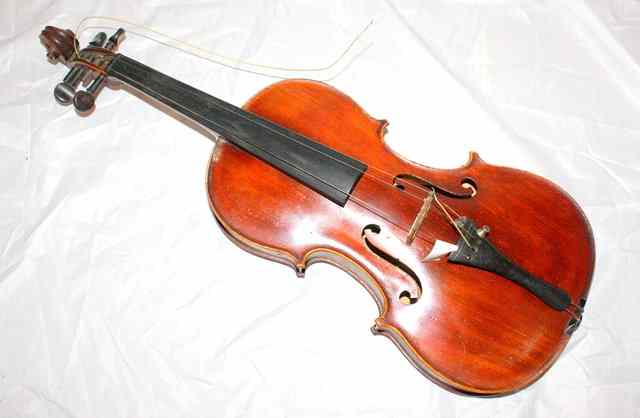 Appraisal: A FRENCH VIOLIN signed with monogram W A circa in