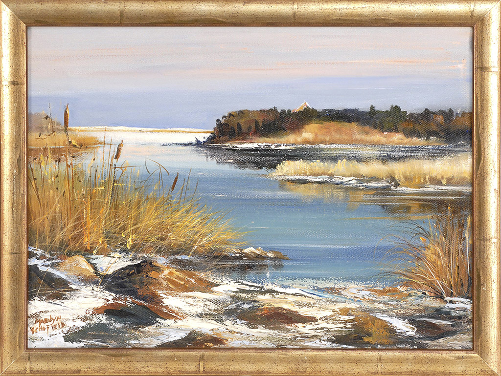 Appraisal: MARILYN CHACE SCHOFIELDCape Cod - Winter at Fort Hill Creek