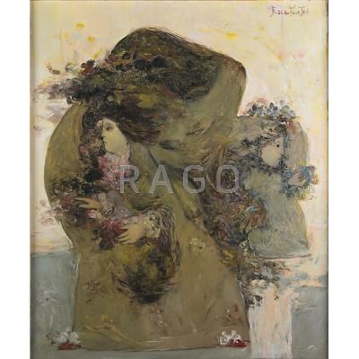 Appraisal: JOAN MIQUEL ROCA FUSTER Spanish b Oil on canvas La