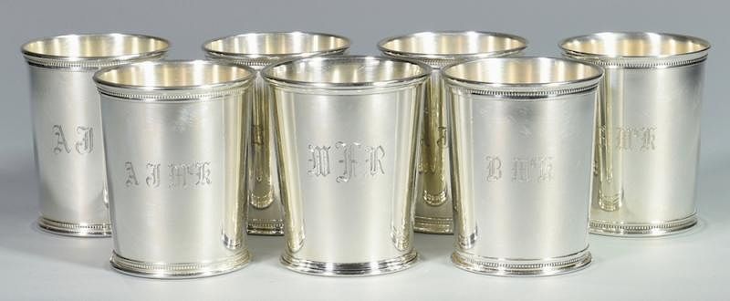 Appraisal: Reed Barton Sterling Julep Cups Plus other Grouping of six