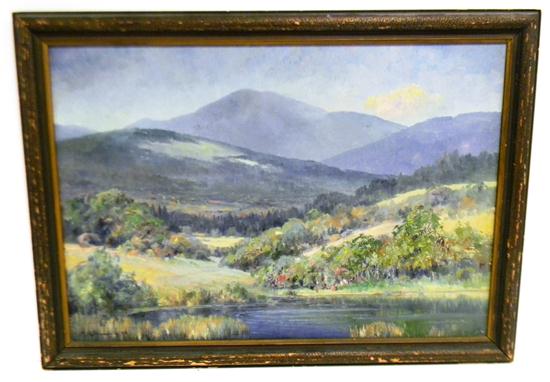 Appraisal: M H Bosworth American th C oil on artist's board