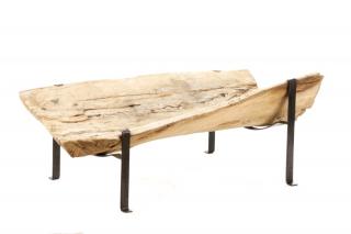 Appraisal: Rustic Shabby Chic Style Oak Trough American late th century