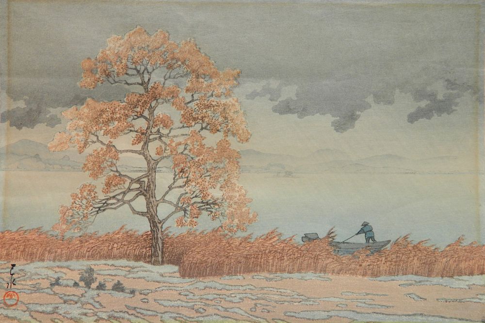 Appraisal: Hasui Kawase woodblock Hasui Kawase Japanese - - ''Rain on