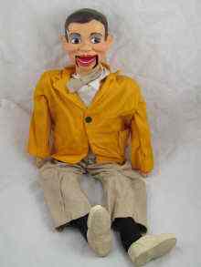 Appraisal: A Jutro celebrity ventriloquist's boy dummy approx cm long in