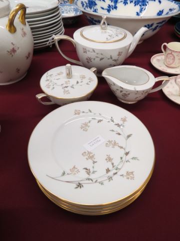 Appraisal: pc Noritake China Tea and Dessert Set teapot sugar creamer