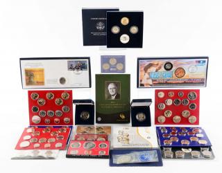 Appraisal: Large Lot of US Coins Includes Ike S Dollar Proof