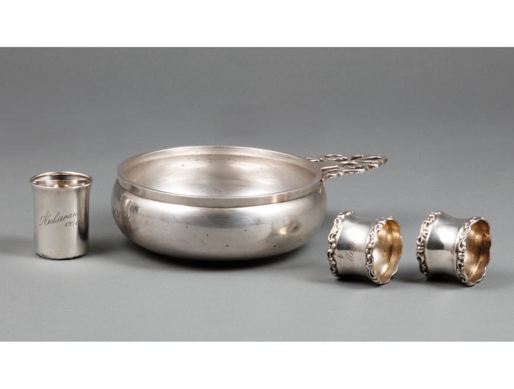 Appraisal: Group of American Sterling Silver Hollow Ware th c incl