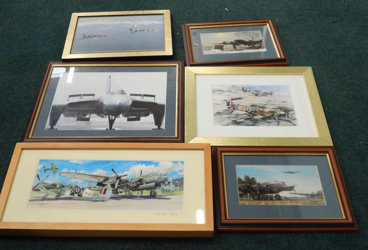 Appraisal: Various aviation pictures and prints to include works after Keith