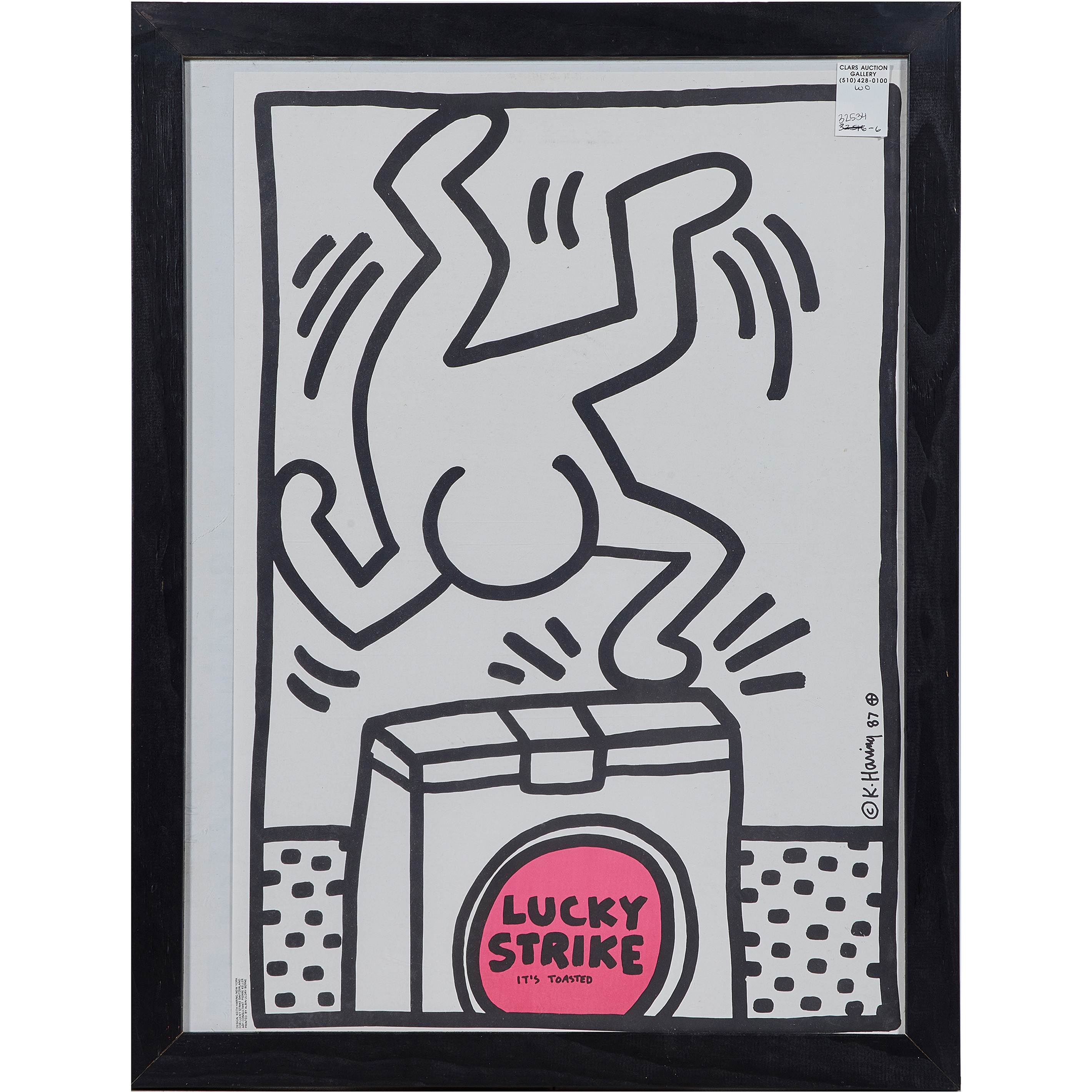 Appraisal: PRINT AFTER KEITH HARRING After Keith Harring American - Lucky