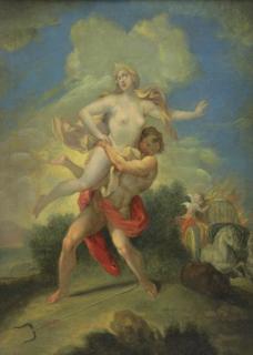 Appraisal: ROCCA Michele - Attributed Oil on Canvas Mythological Scene Unsigned