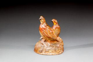 Appraisal: Quail Pair Doorstop by Hubley Manufacturing Company Hubley Manufacturing Company