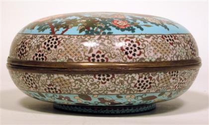 Appraisal: Large Japanese cloisonne box early th century