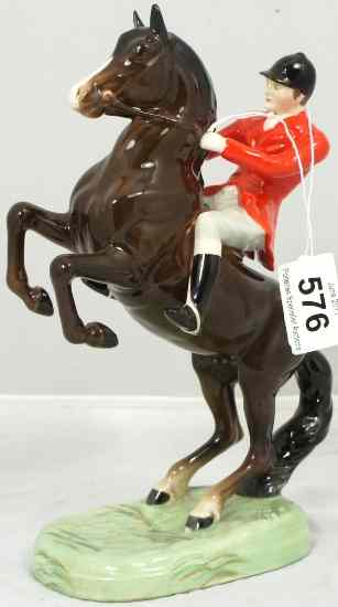 Appraisal: Beswick Huntsman on Rearing Horse