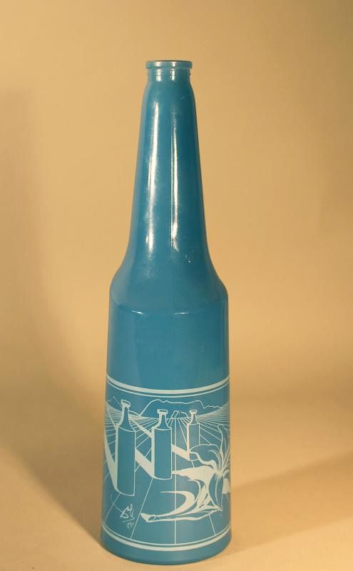 Appraisal: Salvador Dal - Salvador Dal - Surrealistic glass bottle in