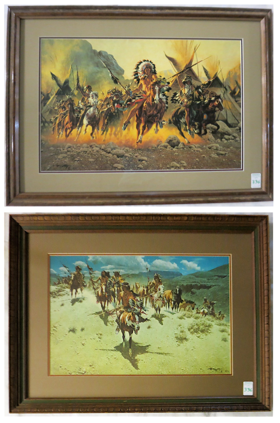 Appraisal: FRANK McCARTHY TWO OFF-SET LITHOGRAPHS New York Arizona - To