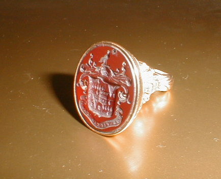 Appraisal: A Georgian gold fob seal