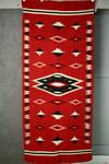 Appraisal: SERAPE BLANKET - Woven in Rio Grande area in Red