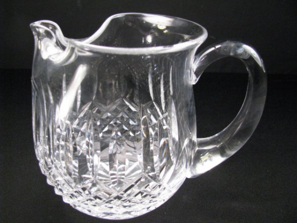 Appraisal: Waterford crystal Lismore ice jug Waterford mark underneath handle Measures