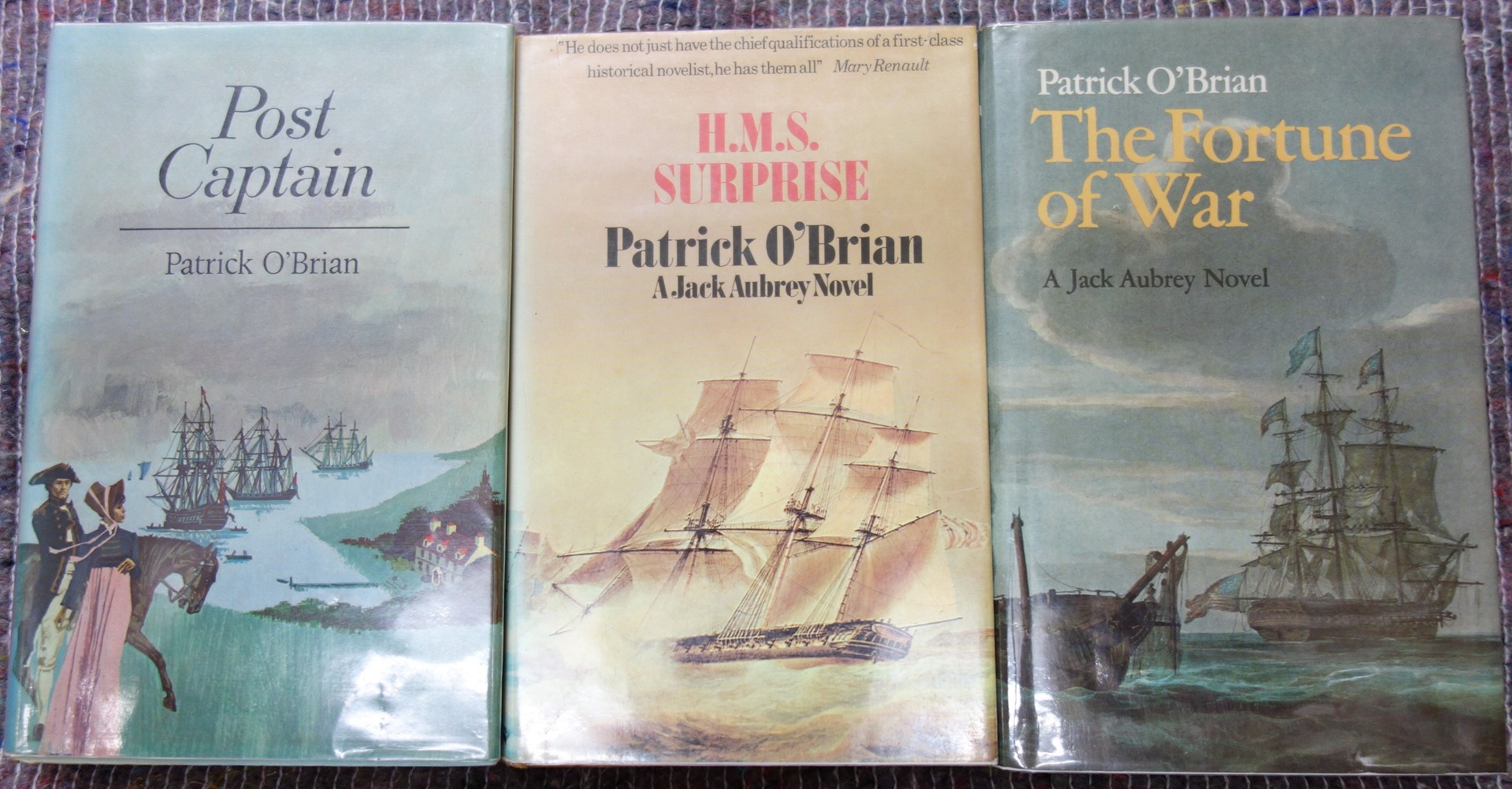 Appraisal: O BRIAN P 'Jack Aubrey' novels Post Captain H M