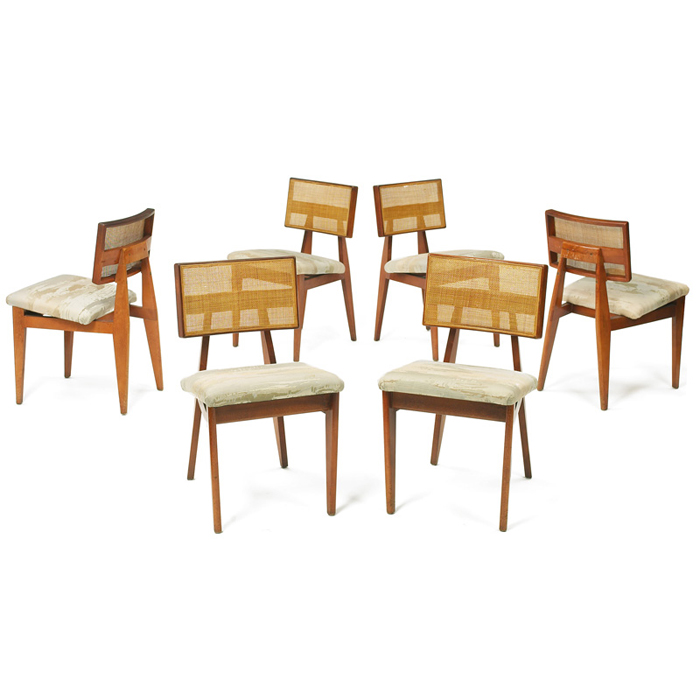 Appraisal: George Nelson dining chairs by Herman Miller set of six