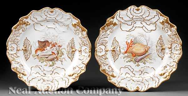 Appraisal: A Rare Pair of Mason's Ironstone Dessert Plates c attributed