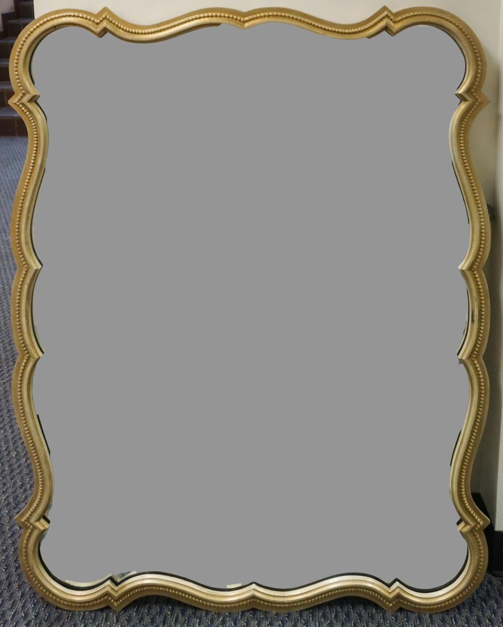 Appraisal: GOLD PAINTED FRAME MIRROR X IN X CM Gold Painted