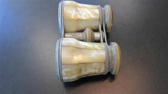 Appraisal: PAIR OF CASED MOTHER OF PEARL OPERA GLASSES