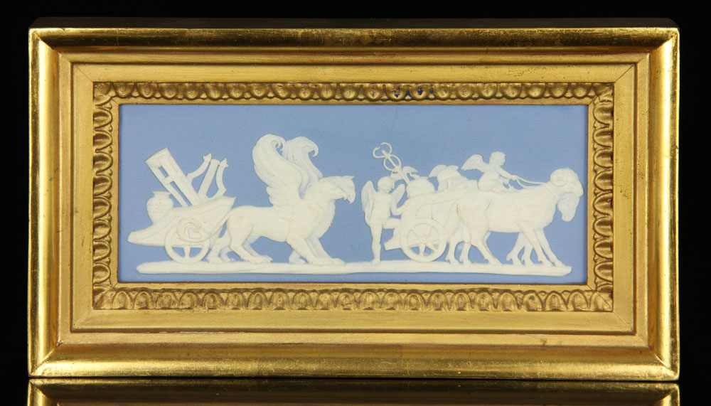 Appraisal: - Wedgwood Jasperware Plaque Wedgewood Jasperware blue and white plaque