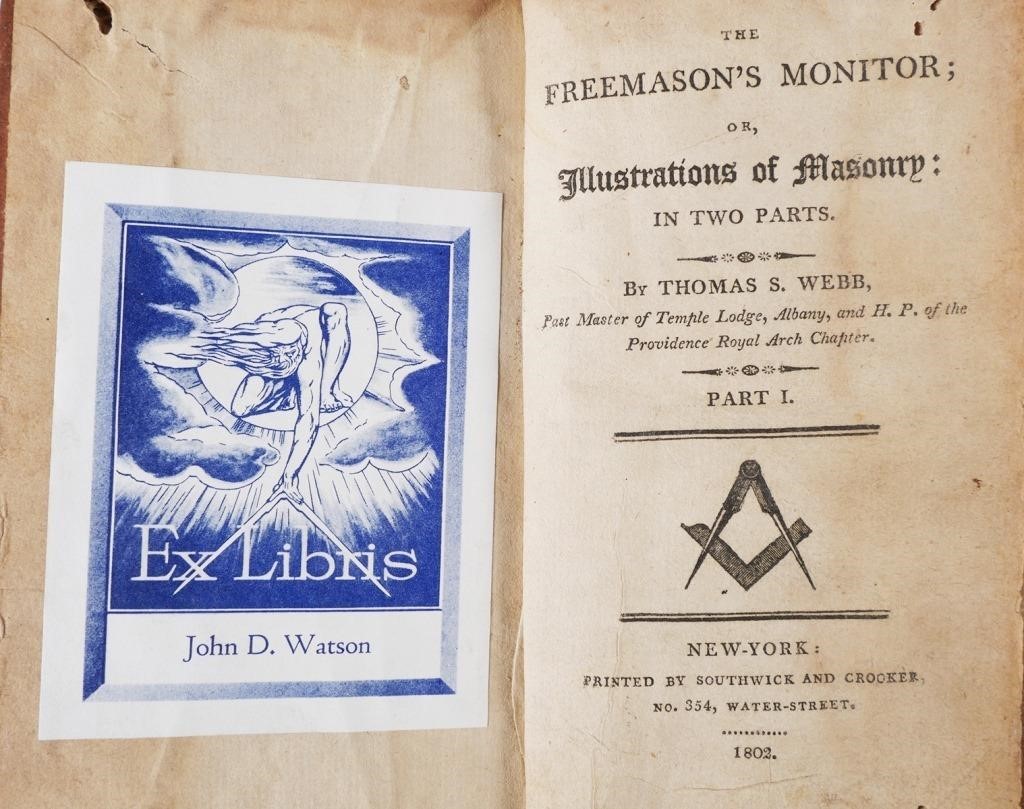 Appraisal: The Freemason's Monito or Illustrations of Masonry written by Thomas