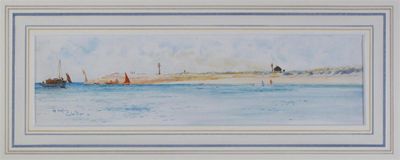 Appraisal: Charles Dixon R I - Port a bit Morandy Signed