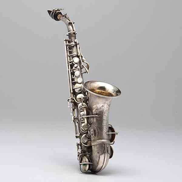 Appraisal: C G Conn Ltd Silver Saxophone Elkhart Indiana a silver