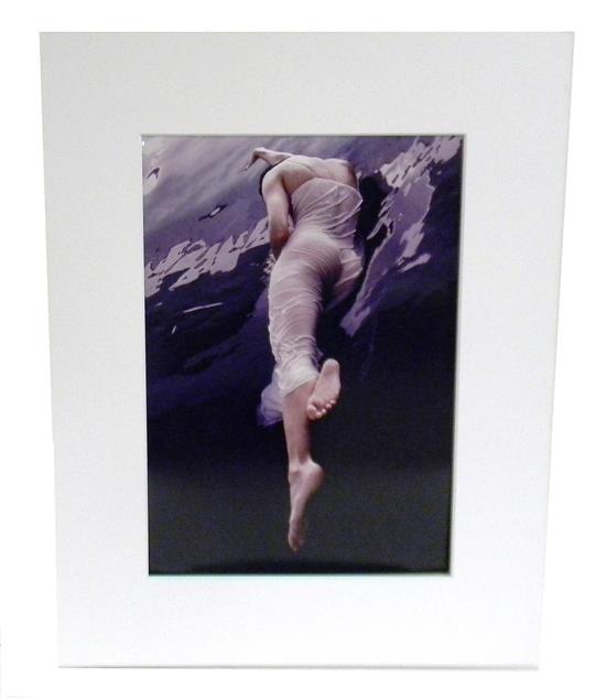 Appraisal: Howard Schatz American b Underwater Study color photograph of dark-haired