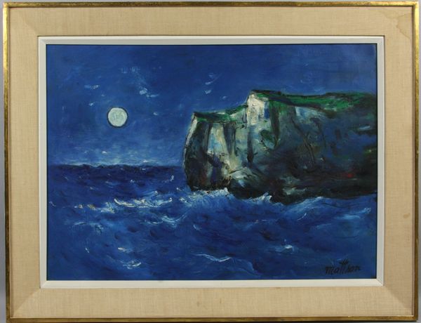 Appraisal: Henry Ellis Mattson American - 'Moonlit Ocean' th- th Century