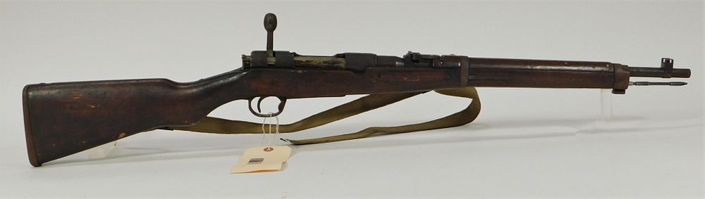 Appraisal: Japanese Arisaka Type Carbine Japan mm caliber serial number walnut