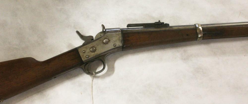 Appraisal: DANISH MODEL SINGLE SHOT ROLLING BLOCK RIFLE x r caliber