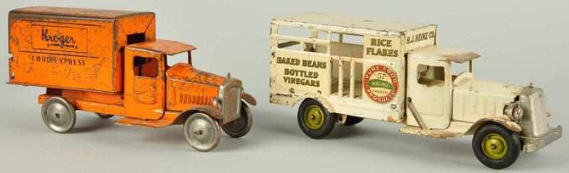 Appraisal: Lot of Pressed Steel Metalcraft Truck Toys Description Includes one