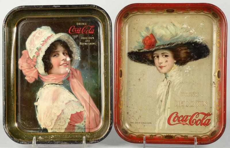 Appraisal: Lot of Coca-Cola Serving Trays Description Includes one two s