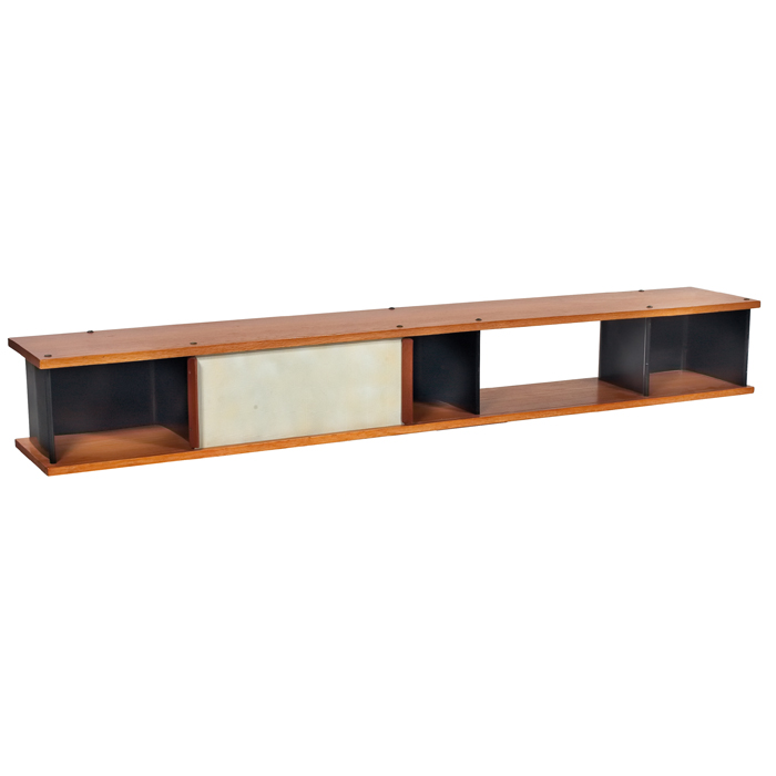 Appraisal: Charlotte Perriand Jean Prouve wall shelf by Ateliers Jean Prouve