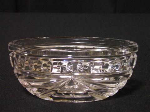 Appraisal: SMALL WATERFORD OVAL BOWL h w d in