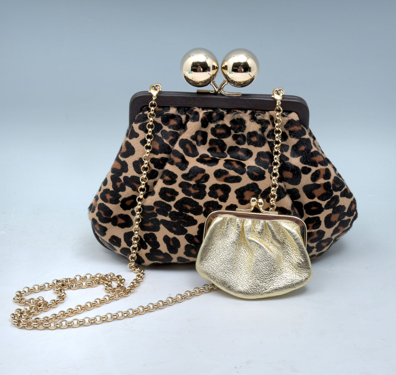 Appraisal: TIFFANY CO LEOPARD PRINT BAG FALL Fun Leopard print bag