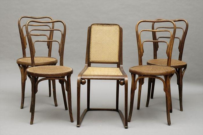 Appraisal: Josef Hoffmann J J K hn Bentwood and Cane Side