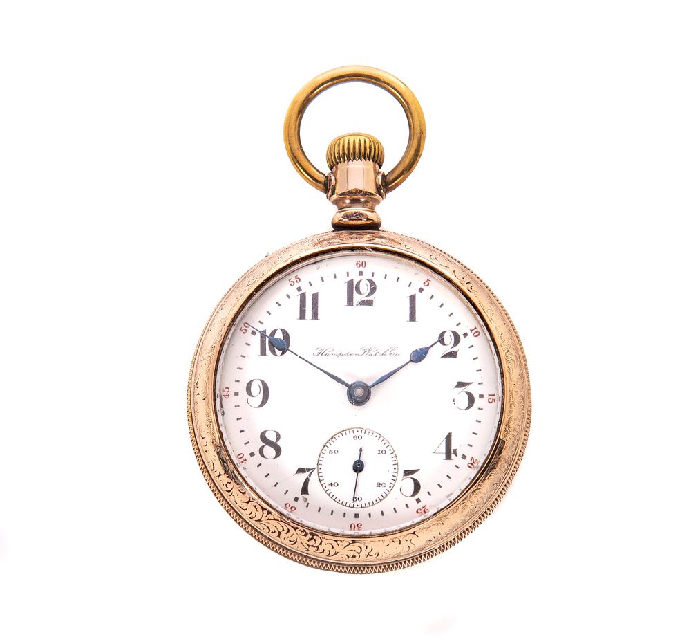 Appraisal: Hampden j Railway Special Railroad Pocket Watch Hampden j Railway